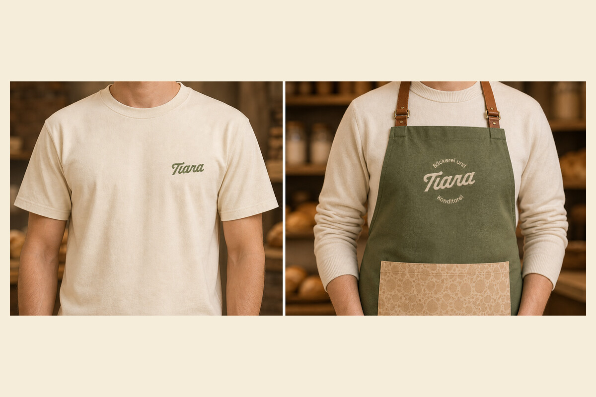 Bluza dhe përparësja Tiara me logo të vogël pa ilustrim fytyre