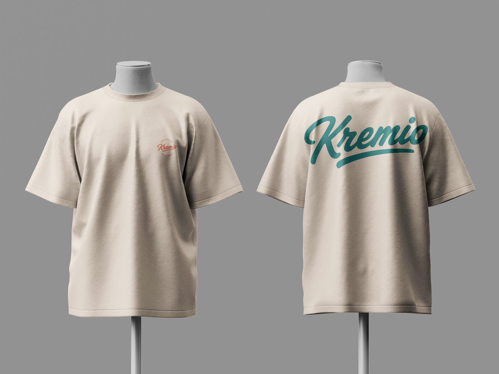 Bluza Kremio me logon para dhe mbrapa